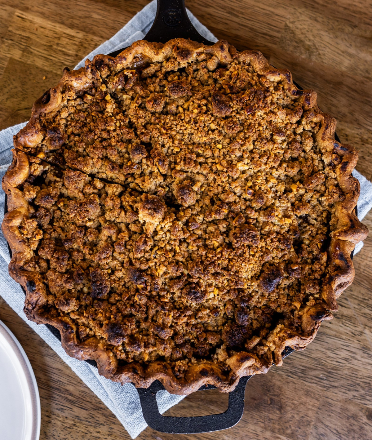 Apple Crumble Pie