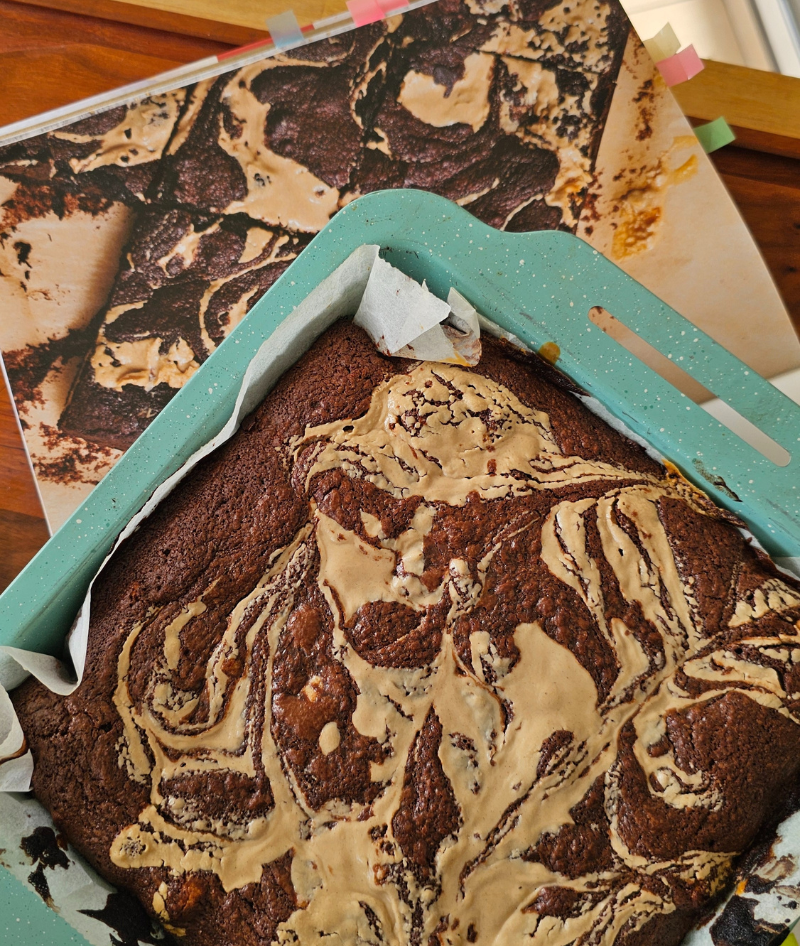 Fudgy Chocolate, Halva & Tahini Brownies: An Ottolenghi Homage